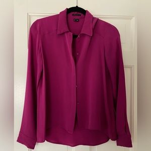 Theory 100% silk blouse--excellent condition